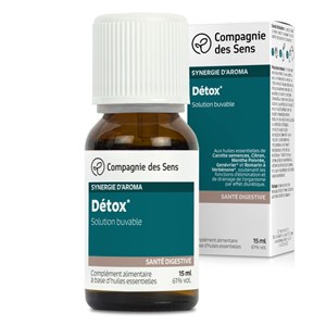Détox - huiles essentielles en solution buvable