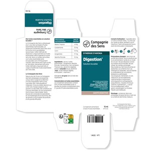 Digestion - huiles essentielles en solution buvable