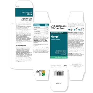 Soin de la gorge - huiles essentielles en solution buvable