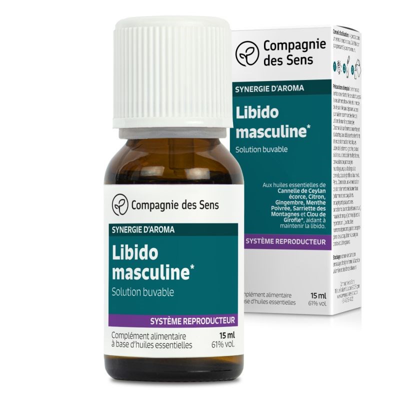 La Compagnie des Sens - Libido masculine - huiles essentielles en solution buvable