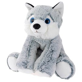 Peluche husky -17 cm dani créa