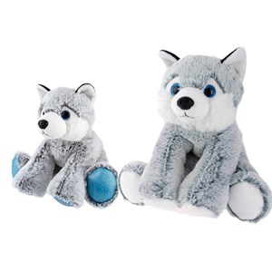 Peluche husky -17 cm dani créa