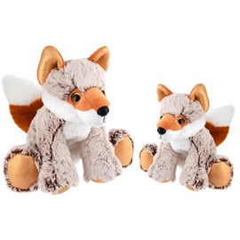 Peluche renard dani créations 16cm