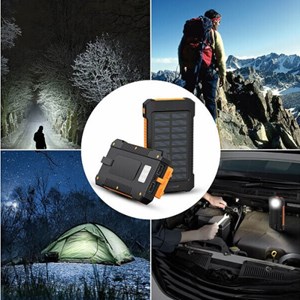 Batterie externe solaire 8000 mah ip65