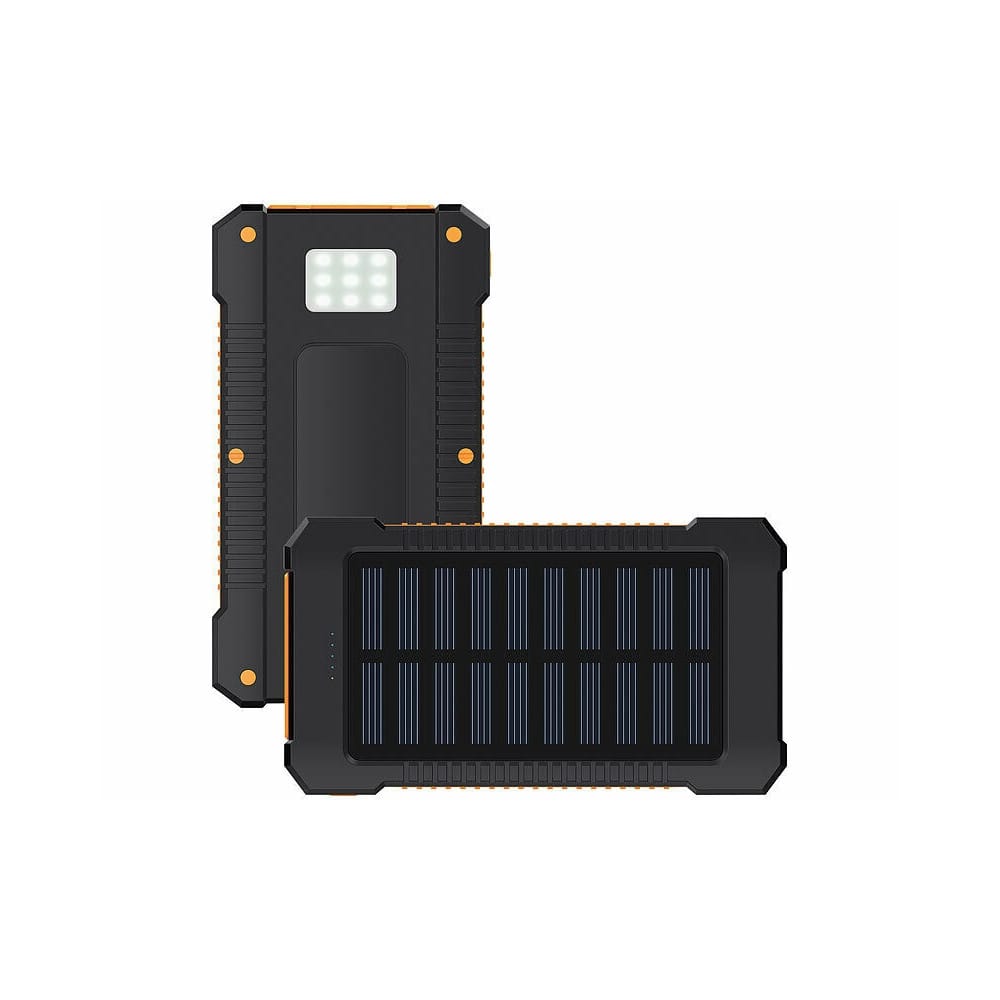 Batterie Externe Compacte Rechargeable Solaire & USB – Triple