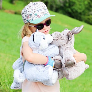 Peluche husky 29 cm dani créat