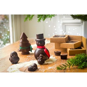 Bonhomme de neige bio chocolat au lait