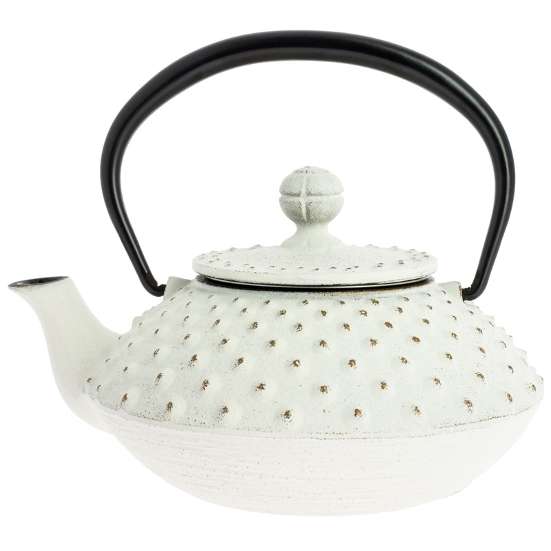 Théière fonte kanbin blanc-doré 320 ml