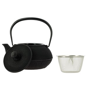 Théière fonte iwachu arare noire 900 ml