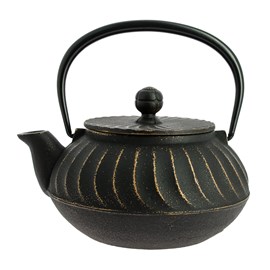 Théière fonte nami noir-doré 650 ml