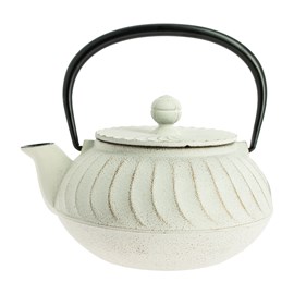 Théière fonte nami blanc-doré 650 ml