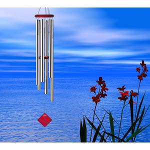 Carillon à vent encore neptune - argenté