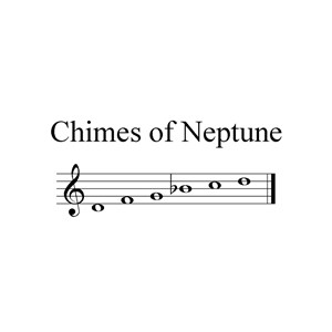 Carillon à vent encore neptune - argenté