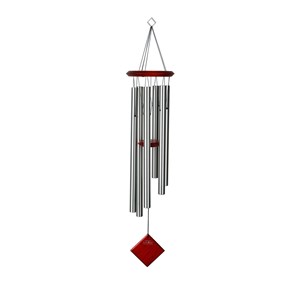 Carillon à vent encore terre - argenté