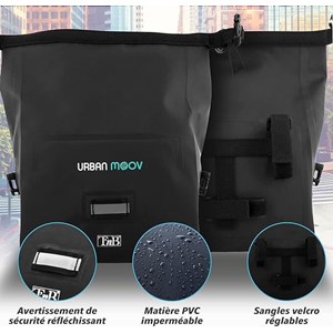 Sacoche guidon imperméable