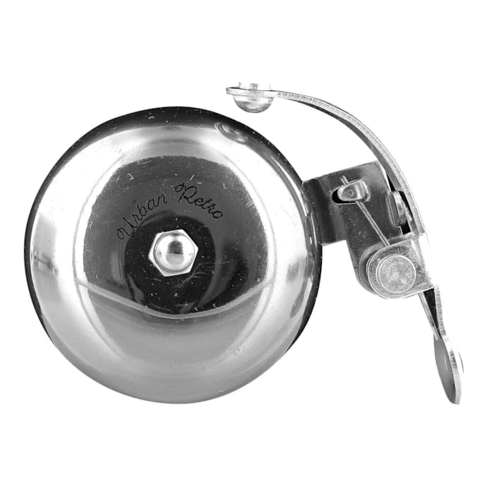 Sonnette Vélo Classique Argentée – Portland Bell 55mm, Aluminium, Son Clair Et Puissant, Montage Rapide 23mm, Pour Route/VTT/Scooter