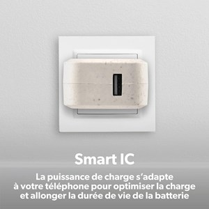 Chargeur secteur 1 usb éco conçu
