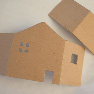 Photophores village de noël - kit diy