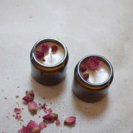 Kit diy n°6- deux bougies végétales