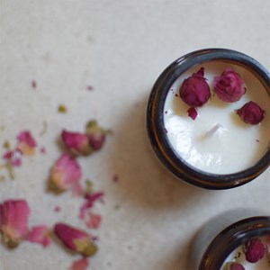 Deux bougies végétales- kit diy