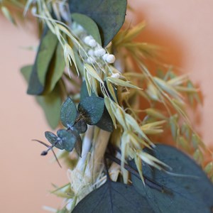 Couronne rotin & fleurs - kit diy