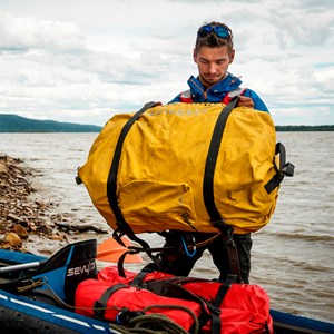 Sac duffle roll-top étanche 45l - borneo Jaune - Jaune