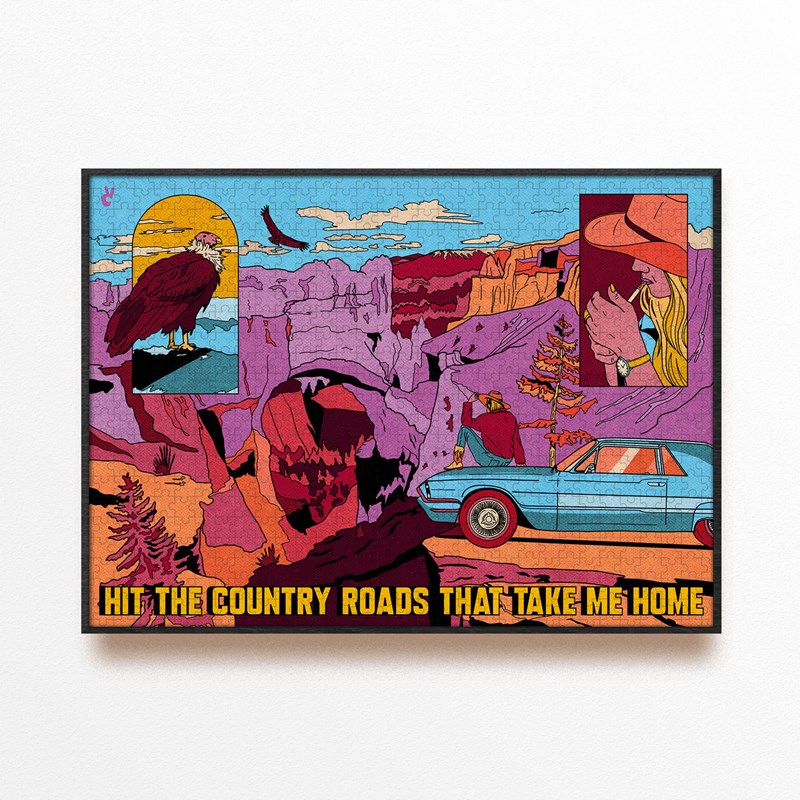 Piece & Love - Puzzle - hit the road