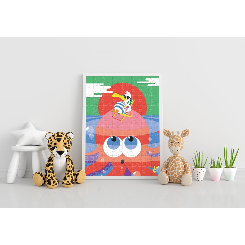 Piece & Love - Puzzle enfant - octopus