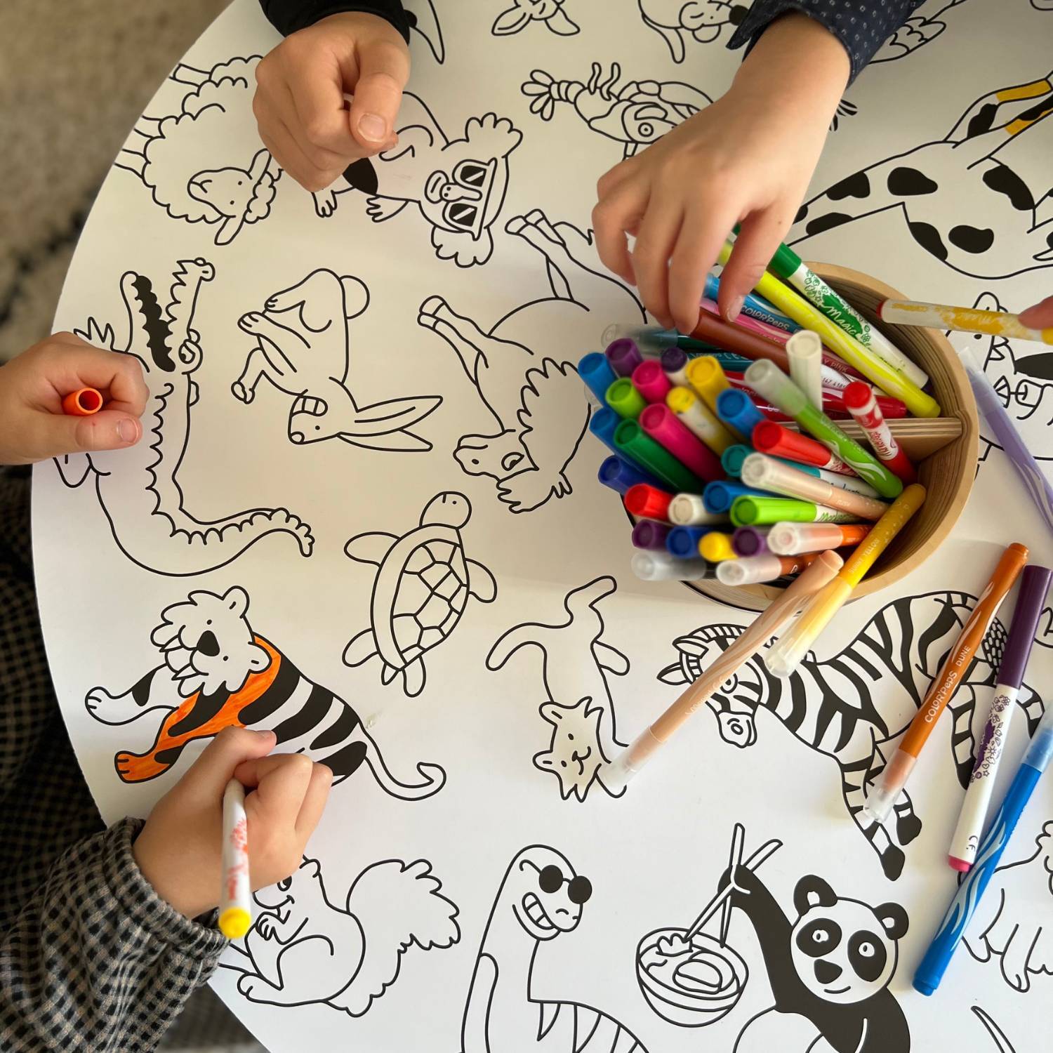 Recharges de feuilles à colorier pour la Drawin'Table - Drawin'Kids