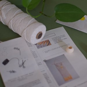 Macramé mural & teinture- kit diy