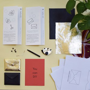 Porte-cartes en cuir- kit diy