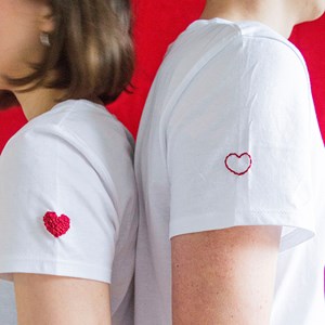 Broder son tshirt en duo- kit débutant