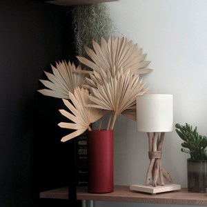 Lampe de chevet fagot blanc cassé