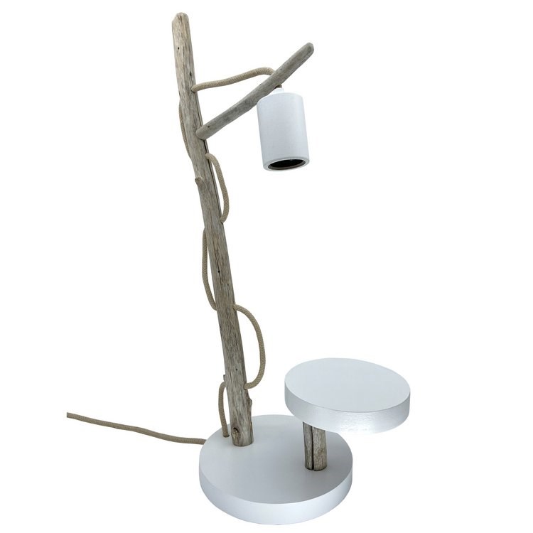 Coc Art Creations - Lampe à poser kalt tablette blanche