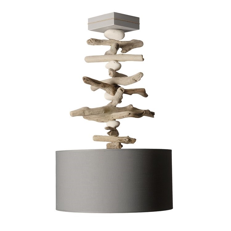 Coc Art Creations - Suspension esprit de lagon empilée grise