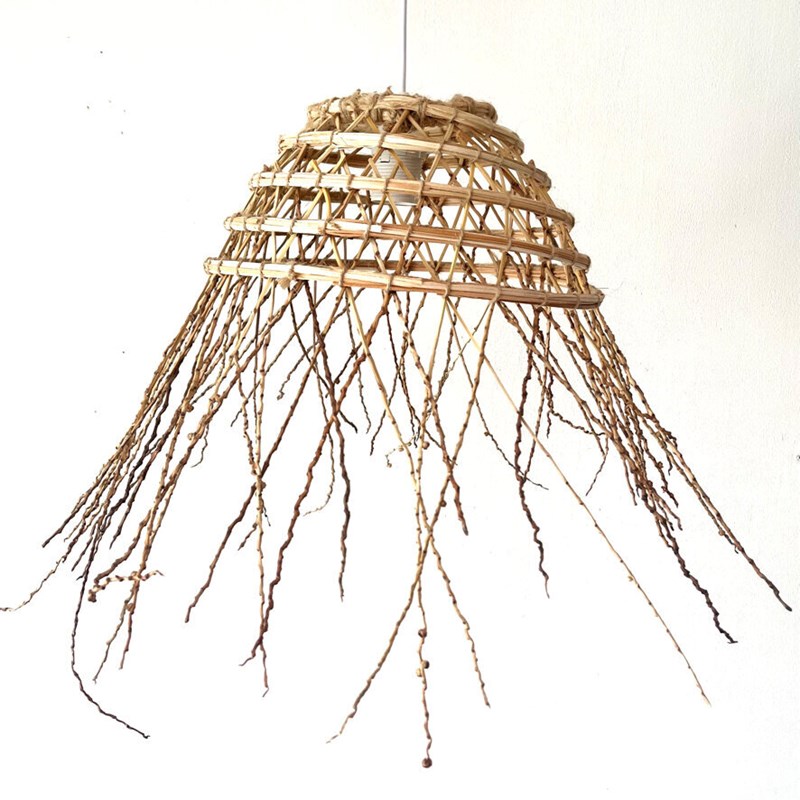 Jujuhat Vintage - Suspension en dattier 30cm x 35cm