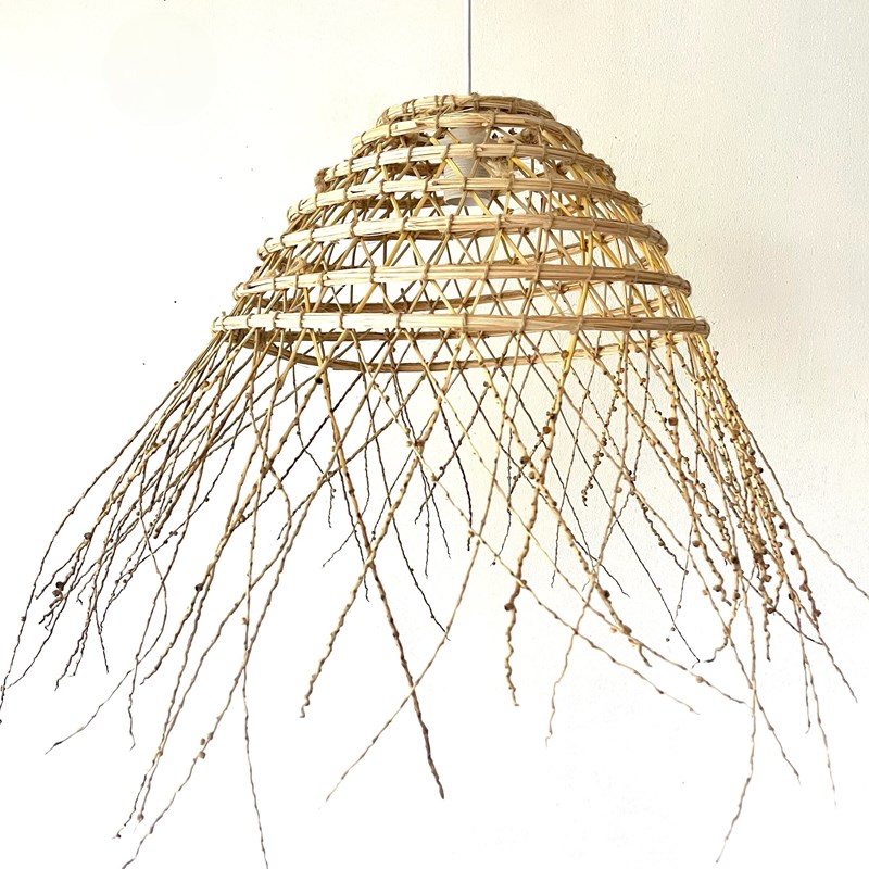 Jujuhat Vintage - Suspension en dattier 40cm x 50cm