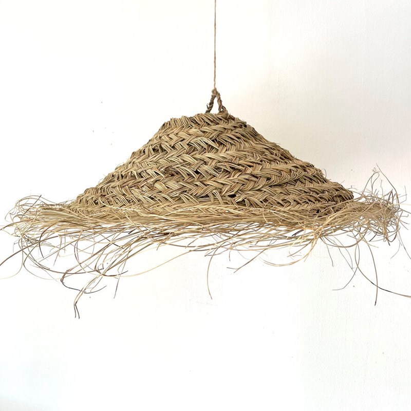 Jujuhat Vintage - Suspension  fibre naturelle 50cm x 15cm