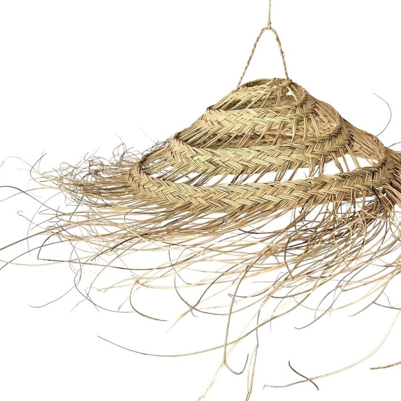 Jujuhat Vintage - Suspension fibre naturelle 40cm x 15cm
