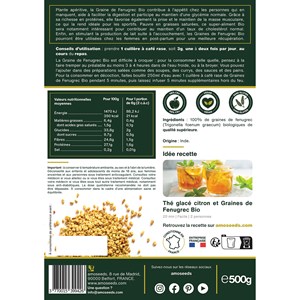 Graines de fenugrec bio 500g