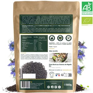 Graines de nigelle bio 500g