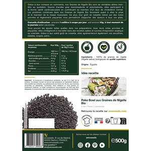 Graines de nigelle bio 500g
