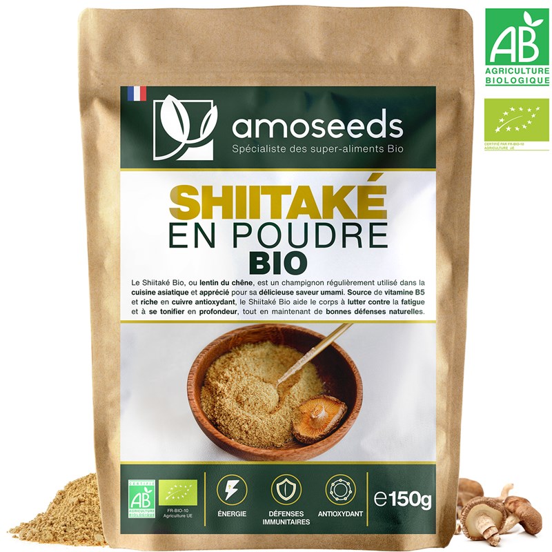 Shiitaké en poudre bio 150g
