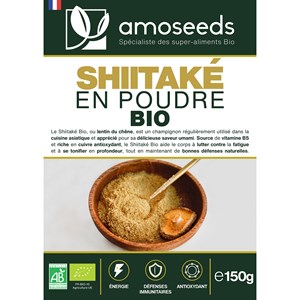 Shiitaké en poudre bio 150g