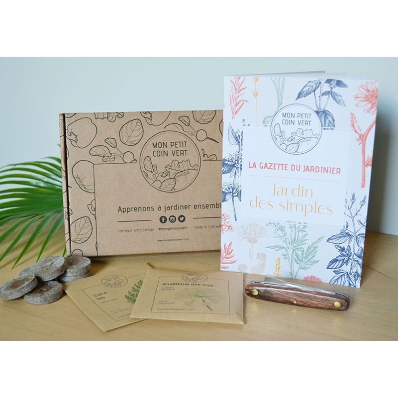 Kit jardinage - jardin des simples : graines de carvi et angélique bio