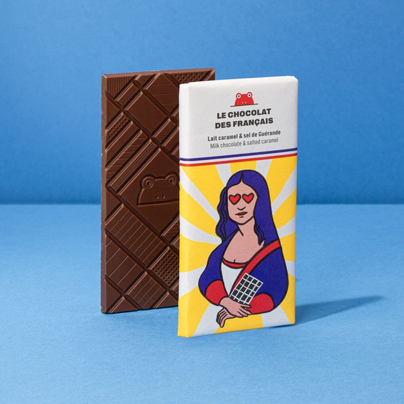 Chocolat au lait, caramel & sel