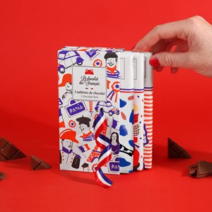 Coffret de 3 tablettes de chocolat