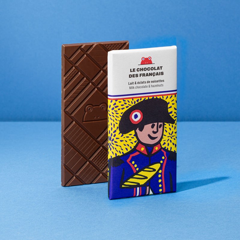 Chocolat au lait & éclats de noisettes