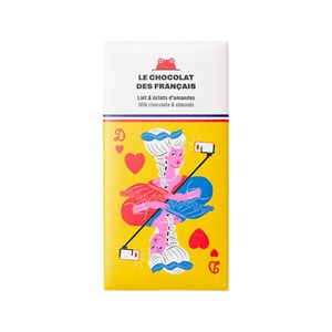 Chocolat au lait & éclats d’amandes