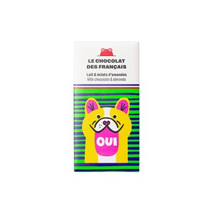 Mini tablette lait & éclats d'amandes